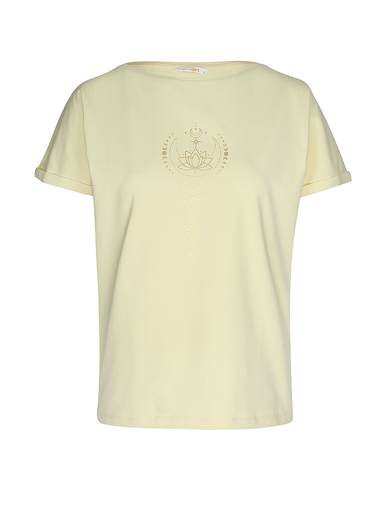 SPIRIT OF OM Damen Yogashirt Eka Padma gelb | XS